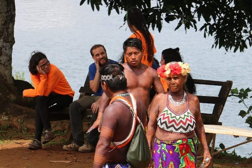 160 jóvenes de todas partes del mundo visitan, comunidades indígenas de Panamá.