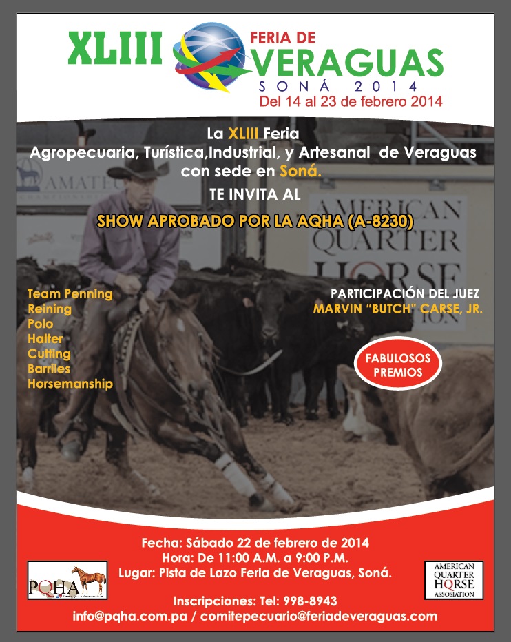 Feria de Veraguas se inicia el viernes 14 de febrero