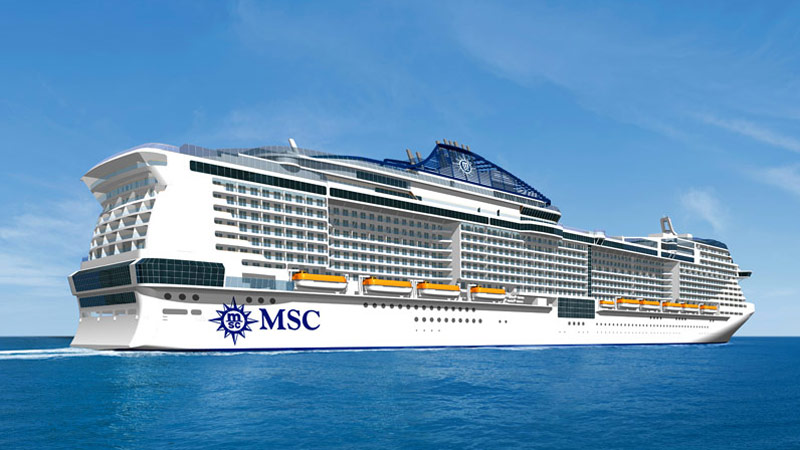 La primera vuelta al mundo de MSC Cruceros será en 2019