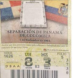 Lotería de Panamá confunde bandera de Colombia con la de Ecuador en billetes