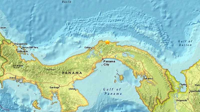Panamá registra sismo de 4.1 en la escala de Richter 