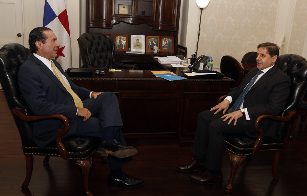 Coordinador residente del PNUD visita a ministro de la Presidencia