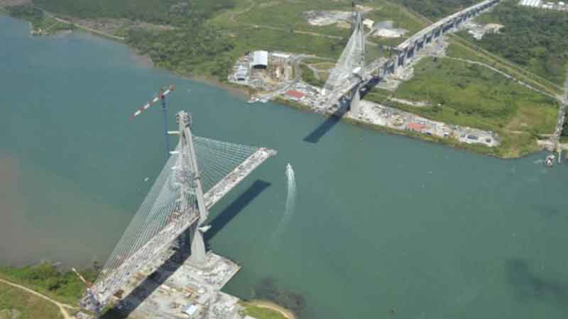  Avanza en 83% el puente más largo de Panamá