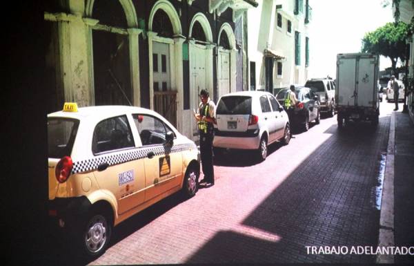 Señalización vial y nuevos estacionamientos en Casco Antiguo