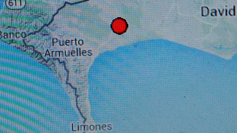  Frontera entre Panamá y Costa Rica sacudida por sismo de 3.2 