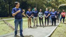 Colaboradores de la Autoridad de Turismo de Panamá recorrieron los senderos: El Roble, el Mono Titi y Dorothy  Wilson,