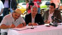 Dueños de ‘cuara y cuara’ firman acuerdo de reubicación