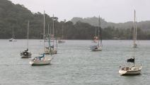 Rally de veleros llega a la bahía de Portobelo