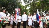 Varela celebró junto a los santeños el 10 de noviembre