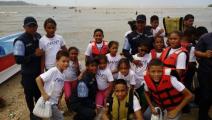 Niños de Samaria participaron en carrera de lanchas