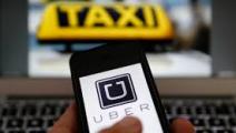 Taxistas en paro contra Uber